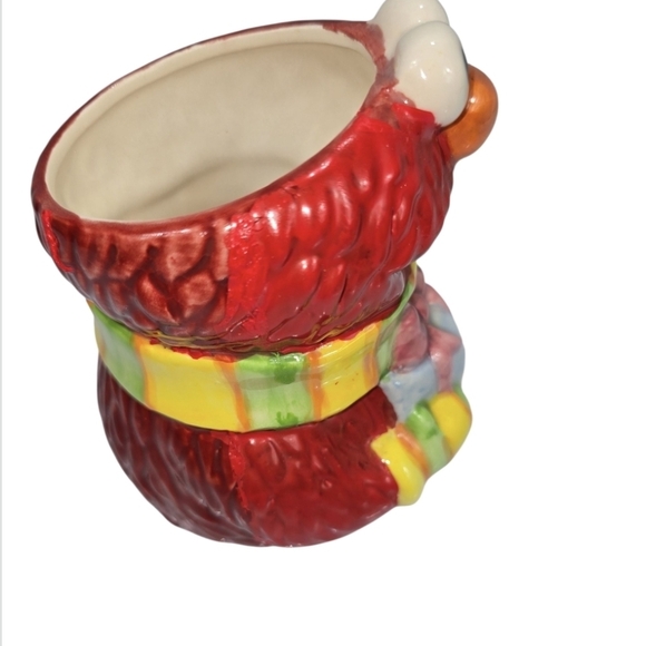 Vtg Sesame Street Elmo Jar Mug with Lid & Handle 2006 Read Below - Picture 8 of 16